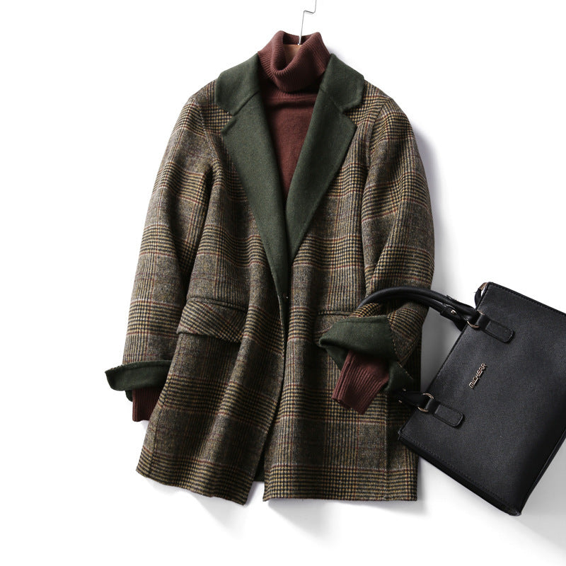 Sumaya | Wool Velvet Coat