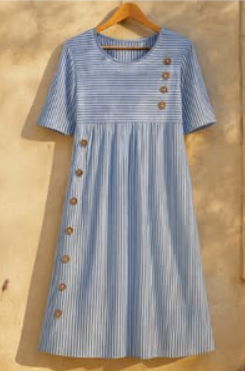 Zinovia | Striped Midi Dress