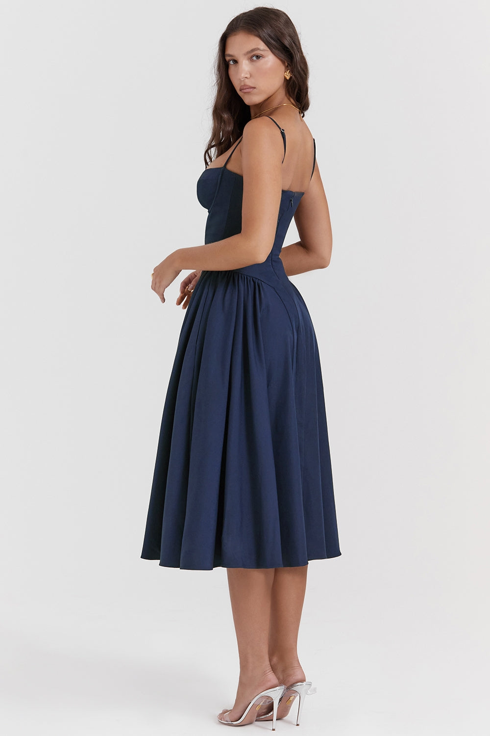 Julie | Corset Midi Dress