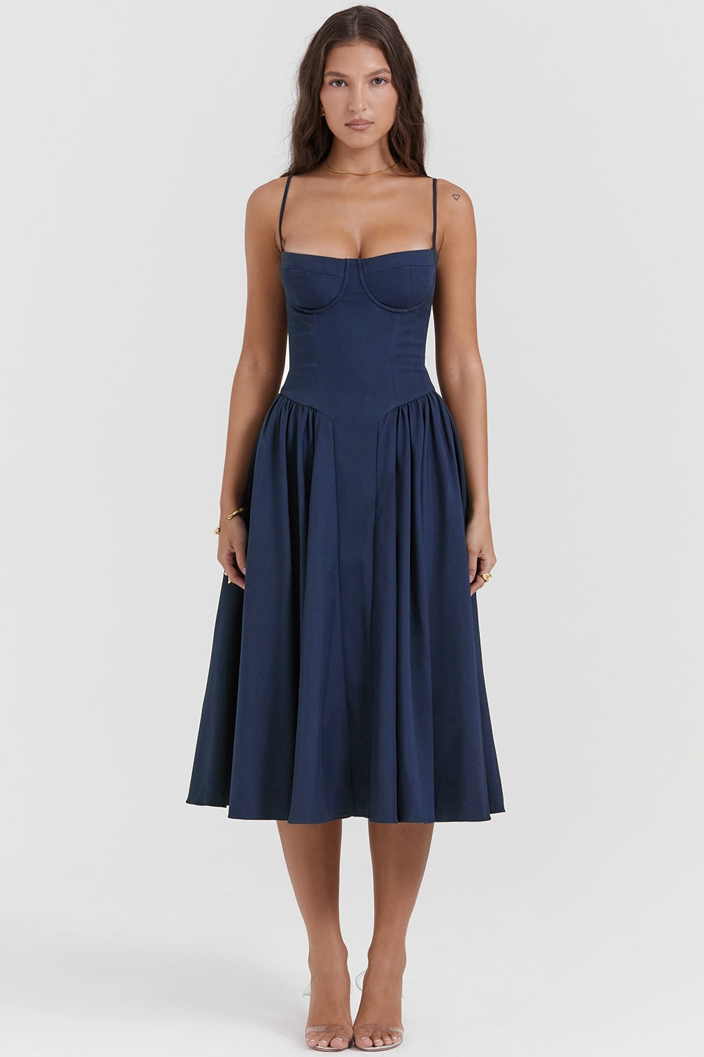 Julie | Corset Midi Dress