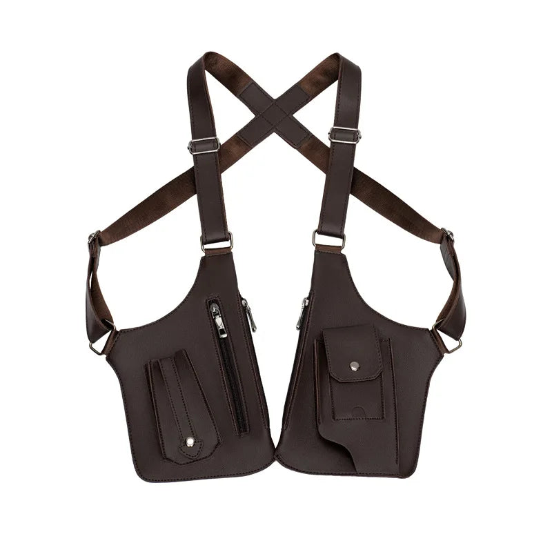 Men's Multi-Pocket Shoulder Bag