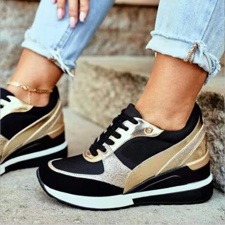 Amber | Wedge Sneakers