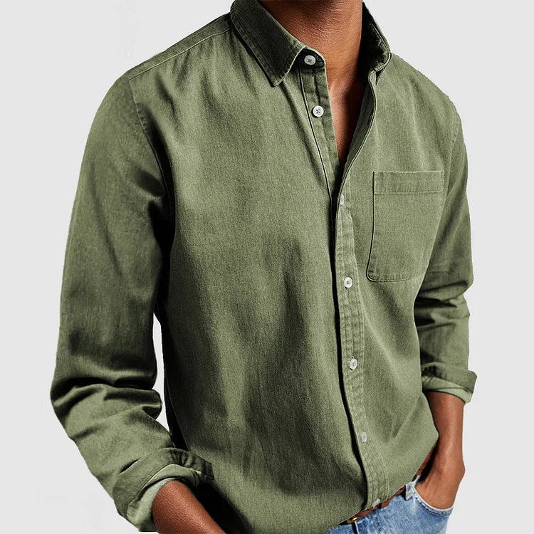 Wrinkle-free Mateus shirt, ideal for all seasons from spring to winter.