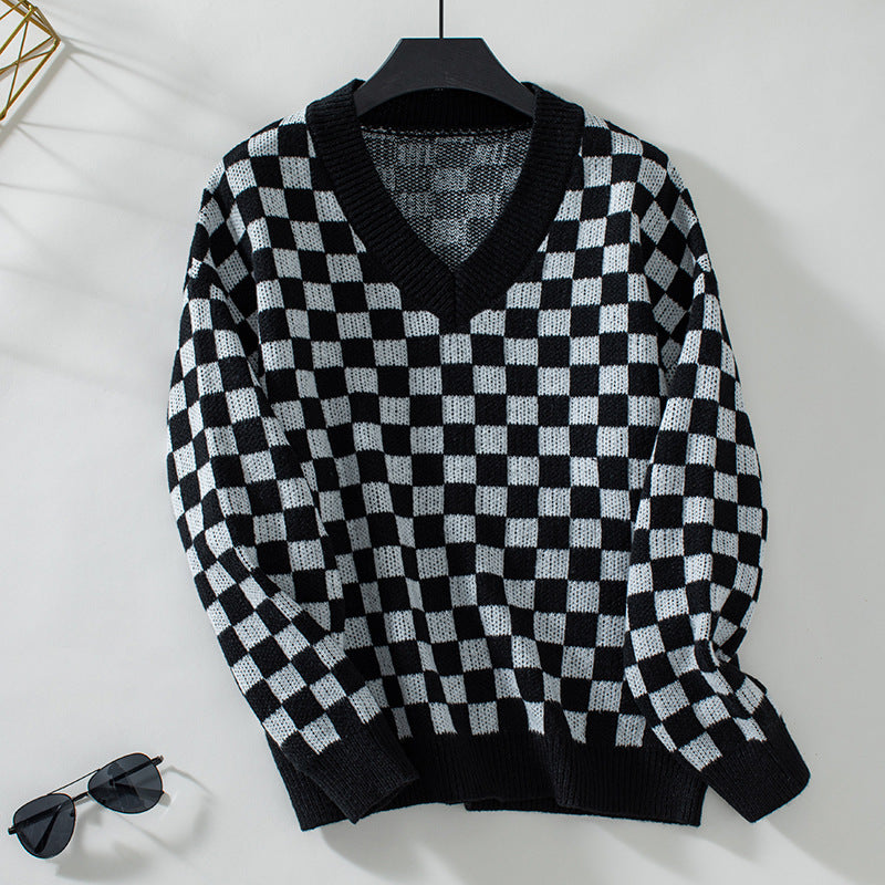 checkered jumper