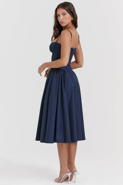 Julie | Corset Midi Dress