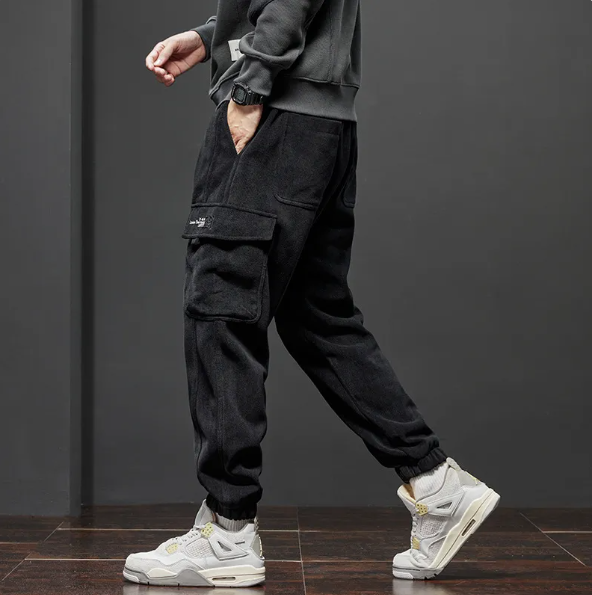 Hi-Power Cargo Joggers crafted from breathable materials, offering all-day comfort and style.