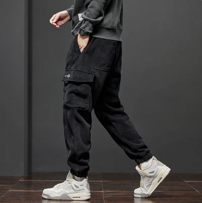 Hi-Power Cargo Joggers crafted from breathable materials, offering all-day comfort and style.