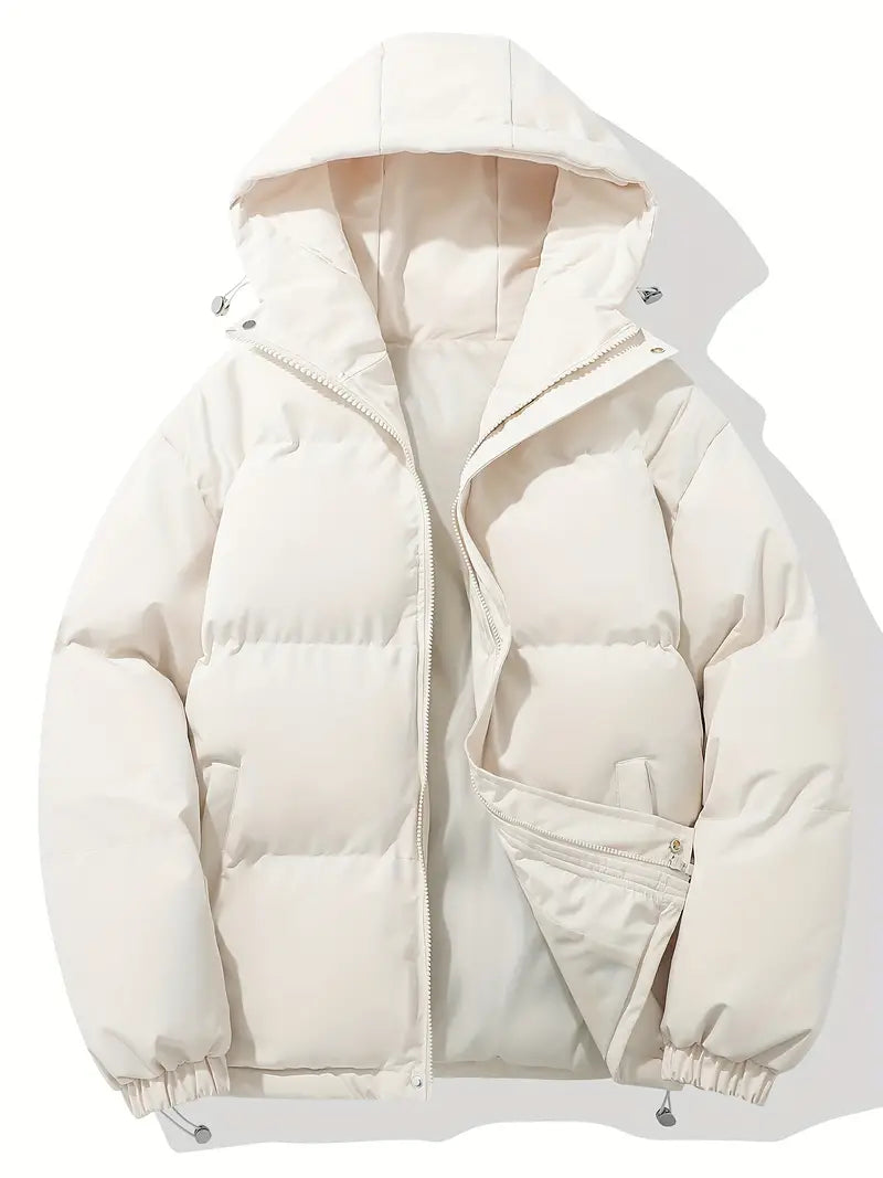 Chloe winter jacket in white, designed with premium materials for superior warmth and comfort.