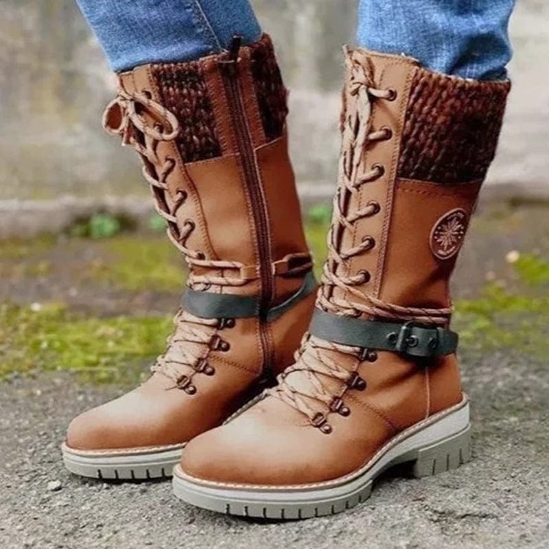 These cozy and stylish boots provide warmth and comfort, making them perfect for cold days