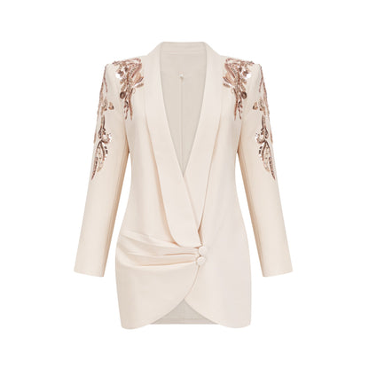 Alana | Embellished Blazer Dress