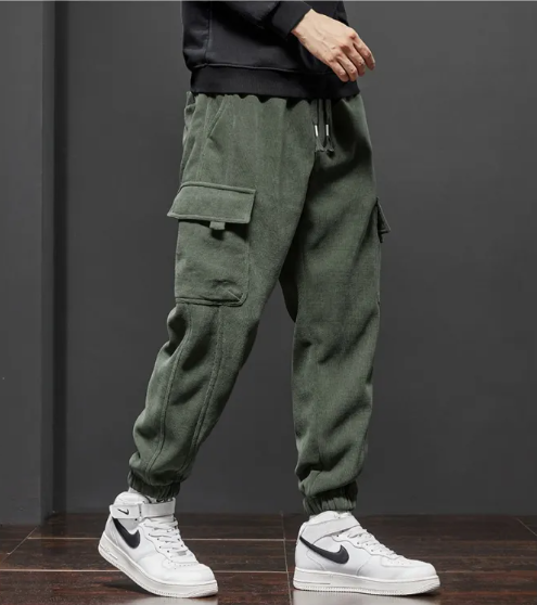 Hi-Power Cargo Joggers made with a premium blend of polyester and cotton, designed for durability and comfort.