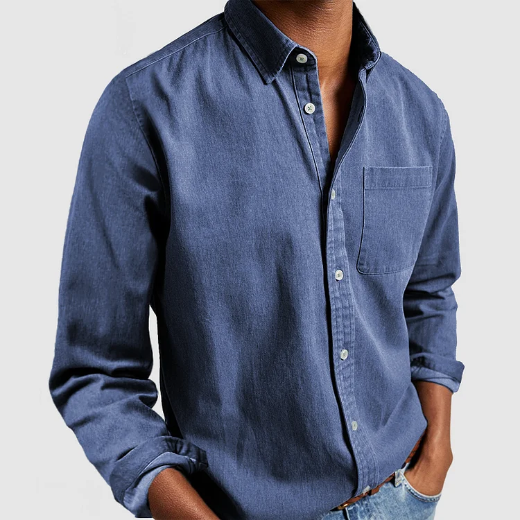 Elegant shirt suitable for both formal and casual occasions.