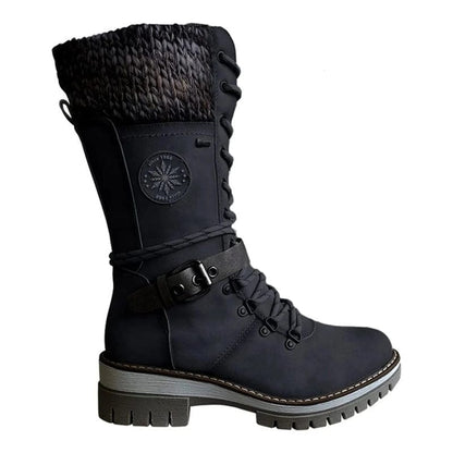 Keep your feet warm in these fashionable winter boots, designed for comfort and style