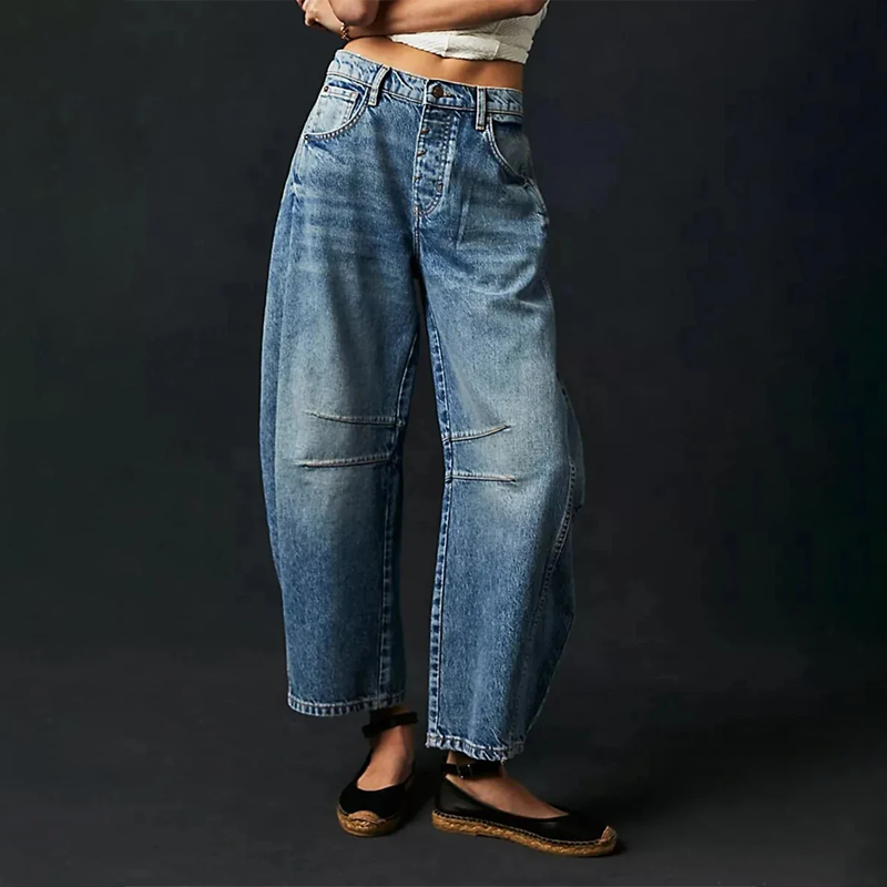 Lily™ | Wide-leg comfort jeans