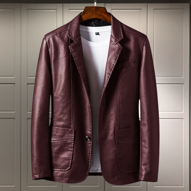 Men’s Bilal Leather Jacket – All-Day Comfort