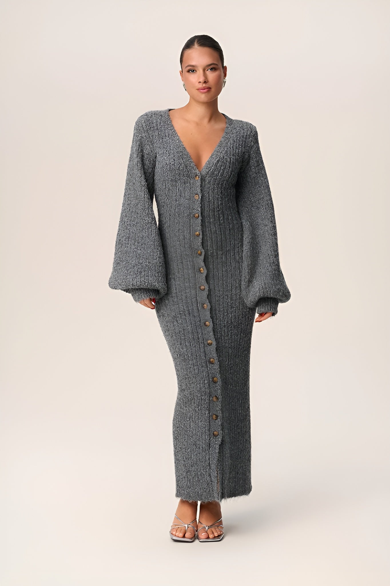 Louiza™ | Wool Maxi Dress
