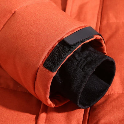 High-quality down jacket providing optimal insulation.