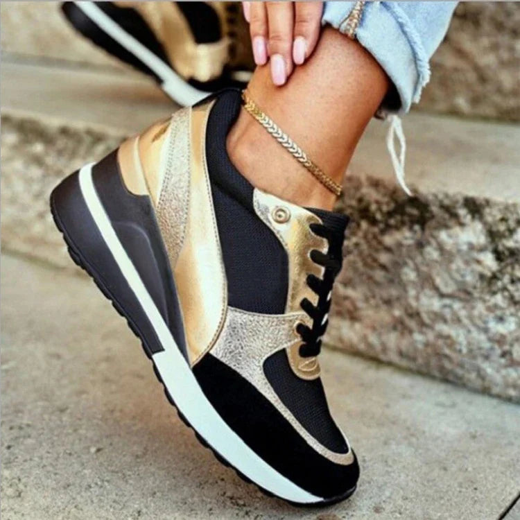 Amber | Wedge Sneakers