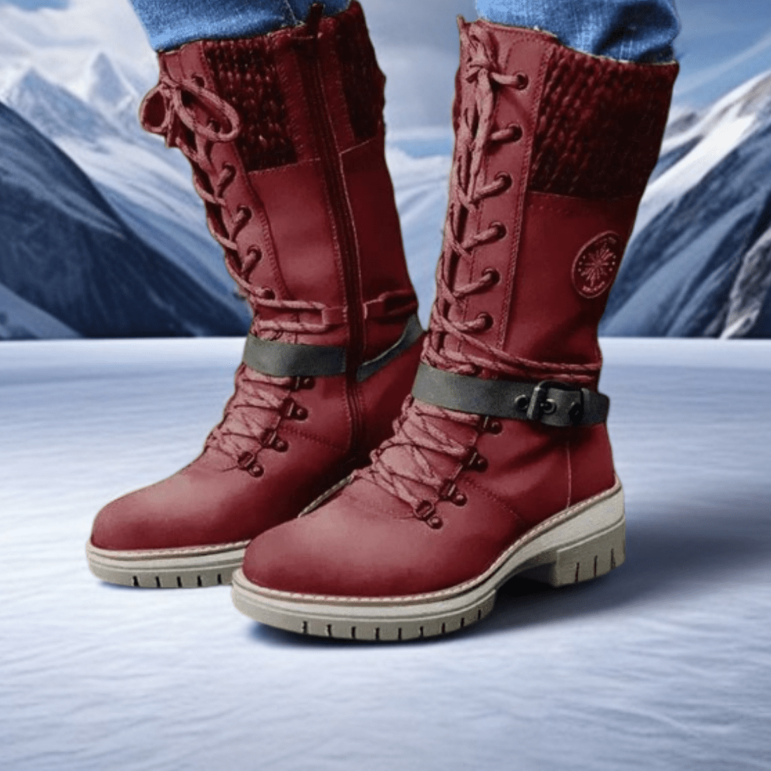 Warm and stylish winter boots with an inner lining to keep your feet comfortable on cold days