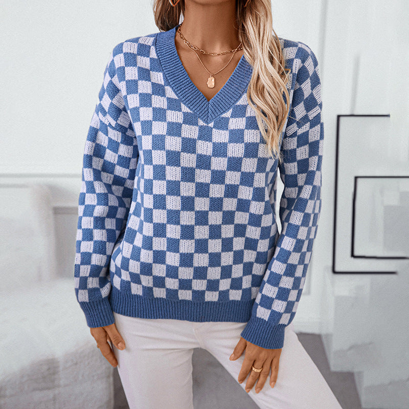 checkered jumper