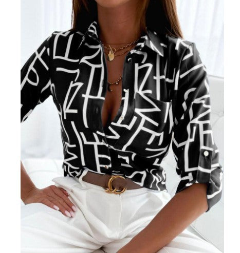 Jessa™ | Patterned Blouse