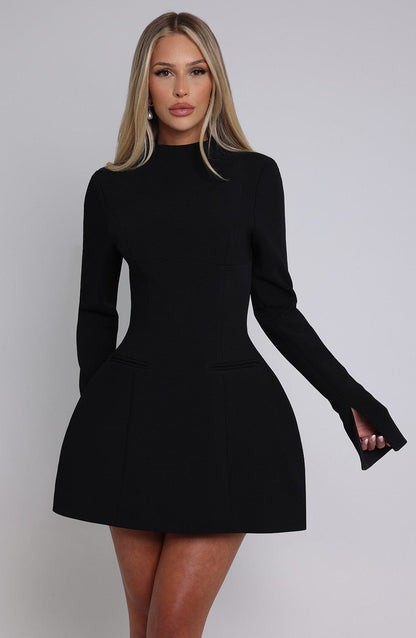 Kelly™ | Mini Black Dress