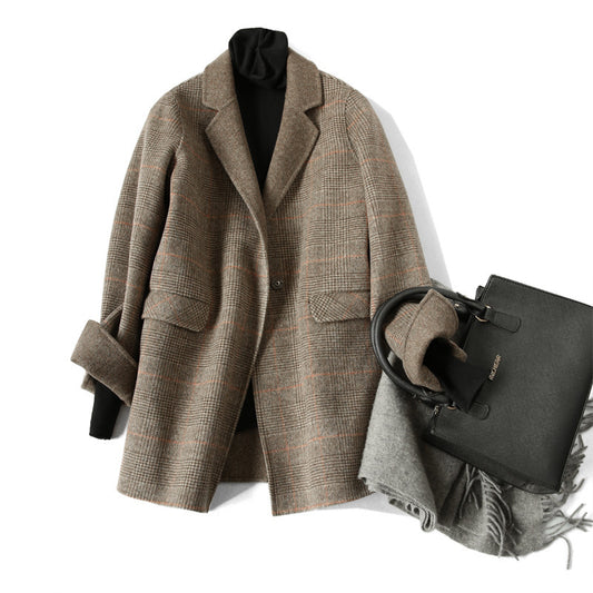 Sumaya | Wool Velvet Coat
