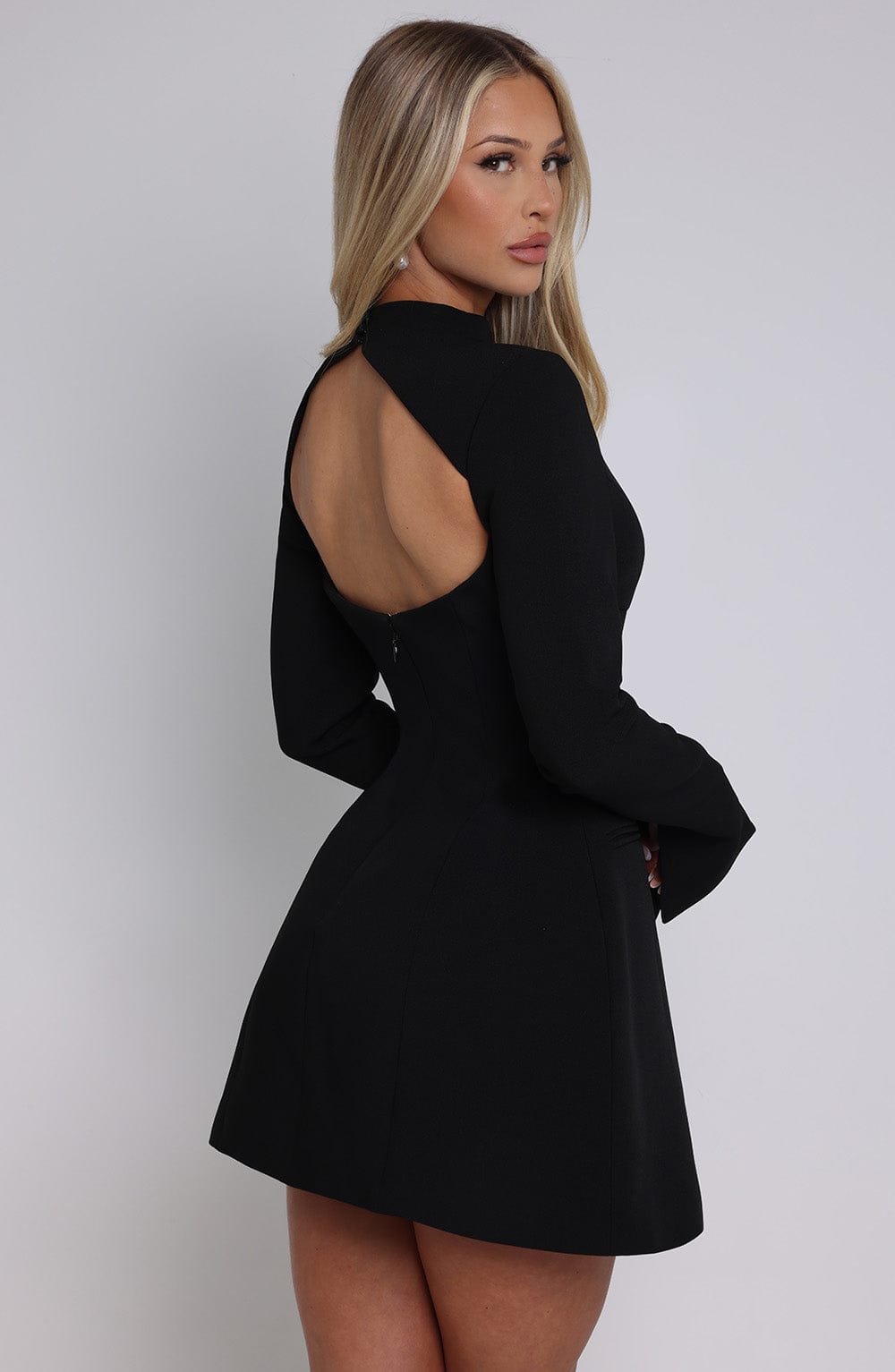 Kelly™ | Mini Black Dress