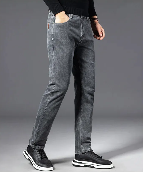 men's black denim jeans