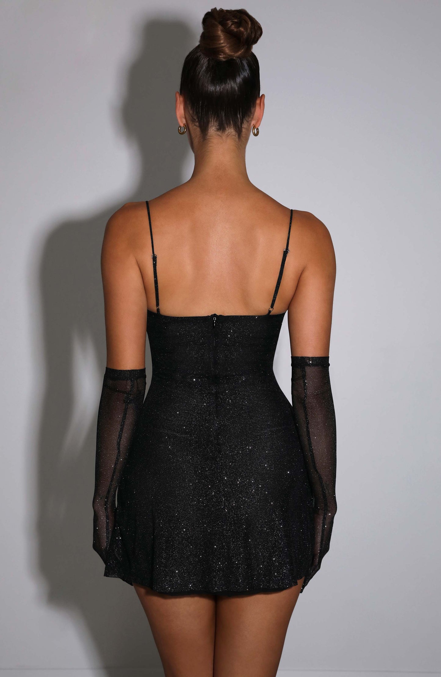 Pixie™ | Black Sparkle Mini Dress